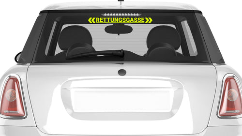 Aufkleber "RETTUNGSGASSE"