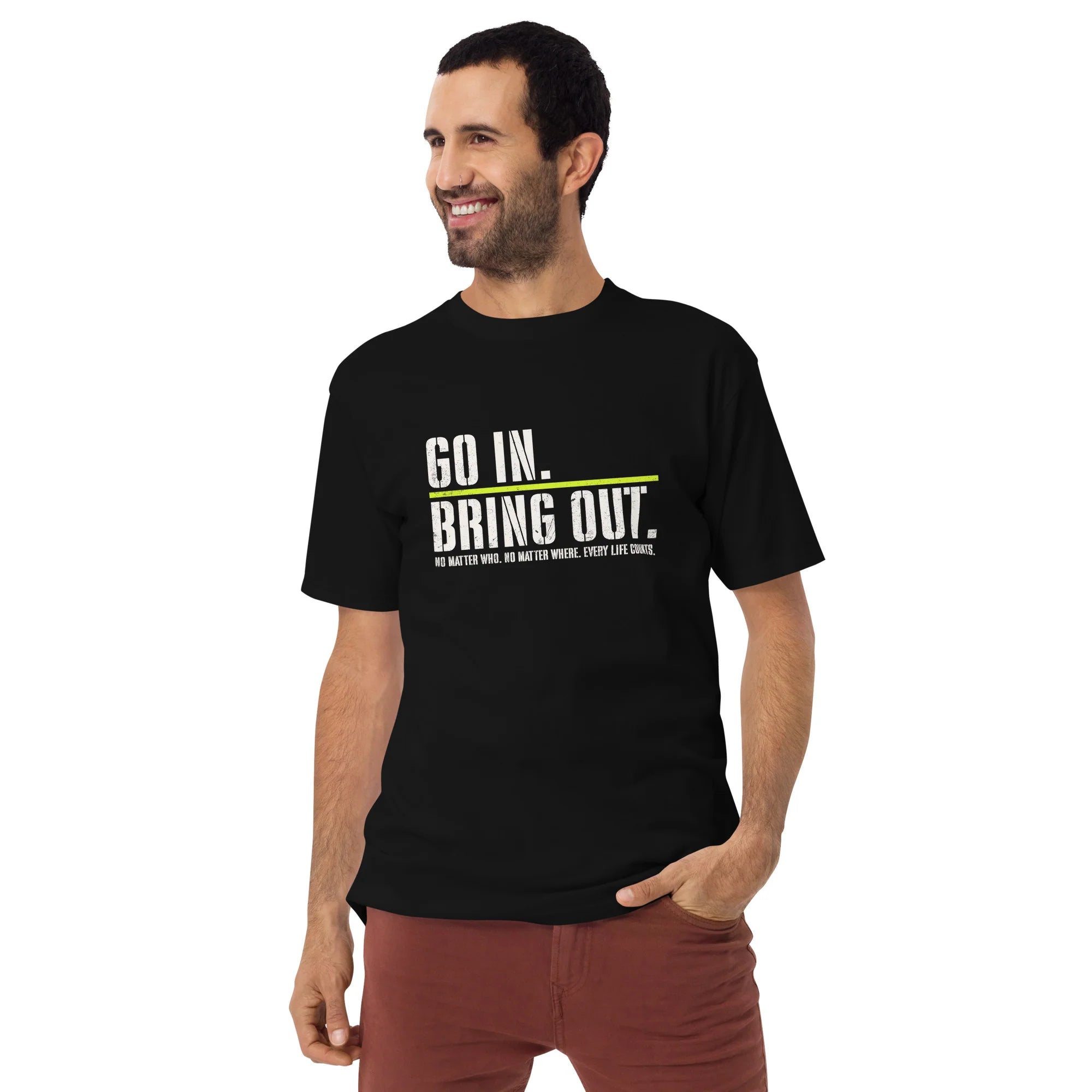 Lifestyle-Shirt "Go in. Bring out."